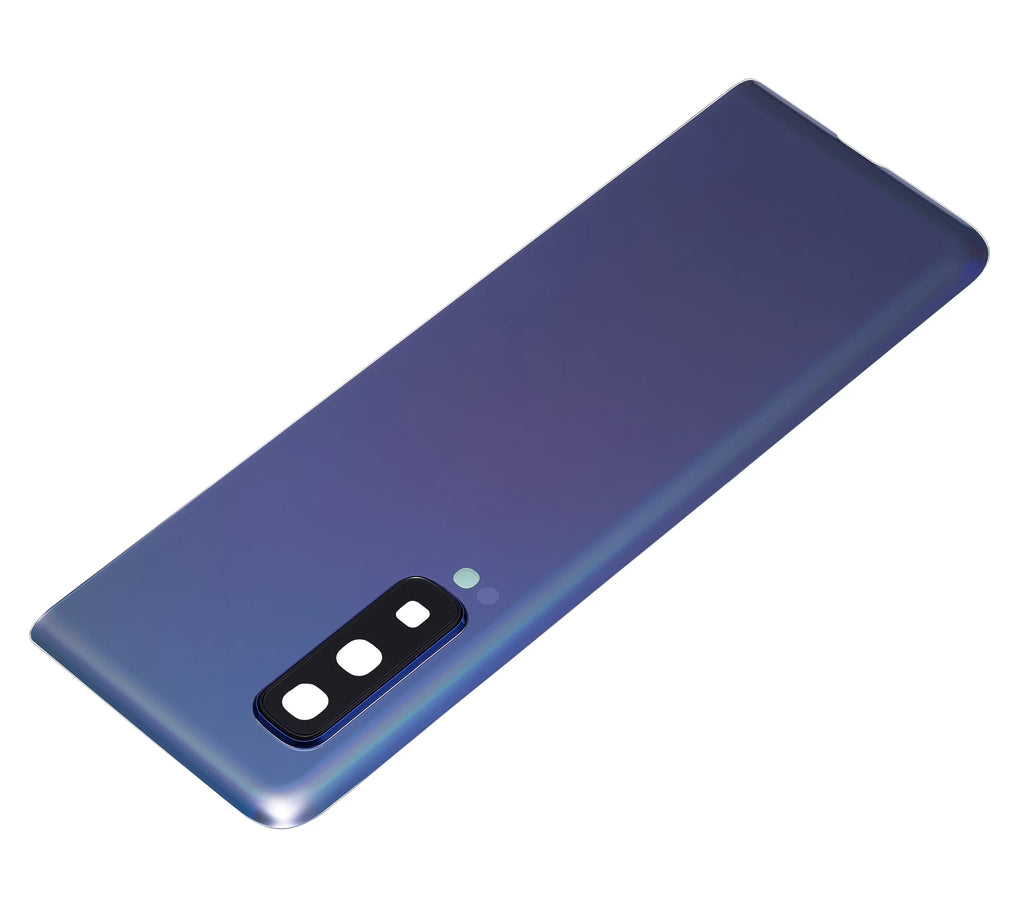 Replacement Back Cover Glass With Camera Lens Compatible For Samsung Galaxy Fold 4G (F900) (Premium) (Astro Blue)