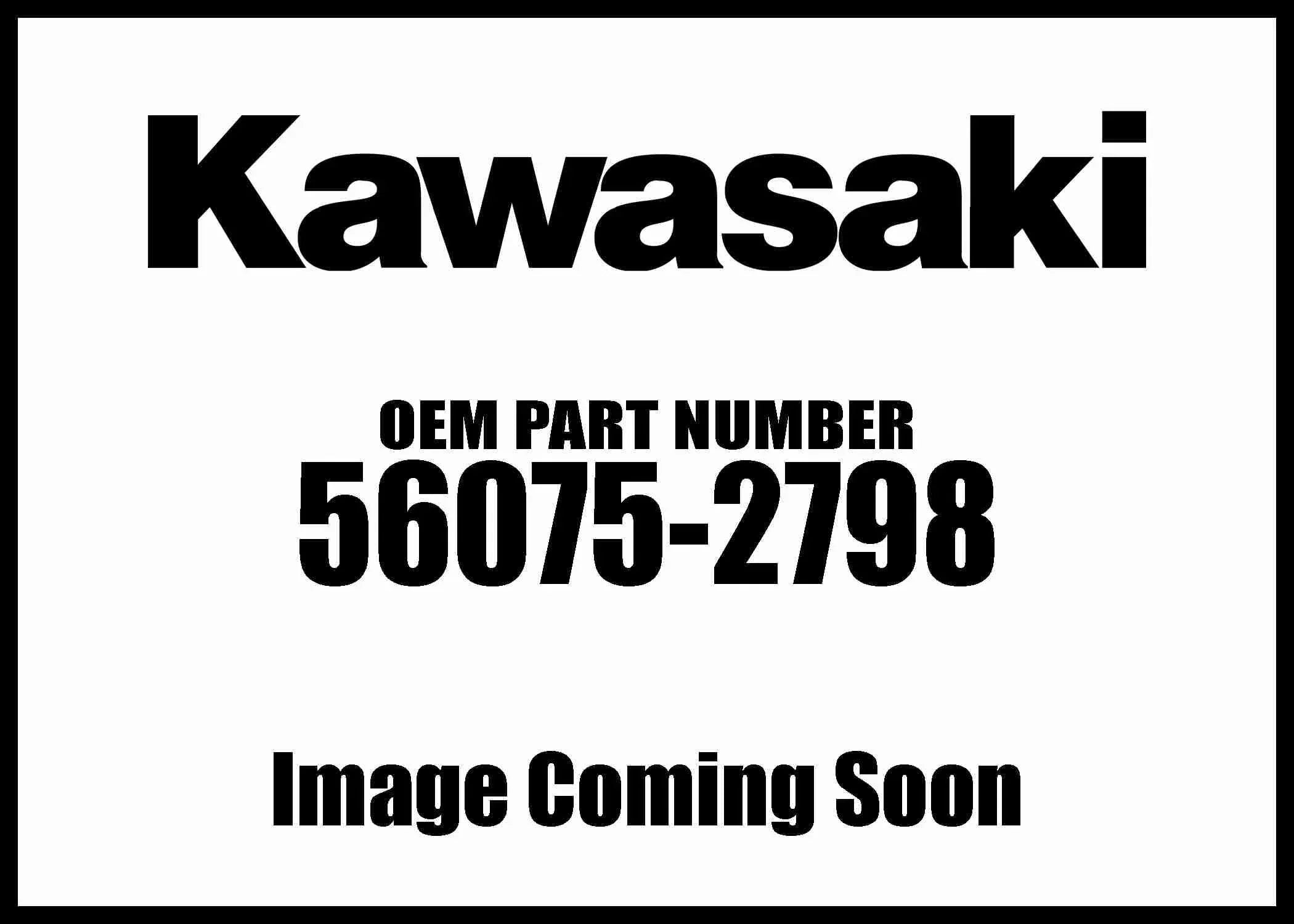 Kawasaki 2018 JET Pattern Hatch Cover L 56075-2798 New OEM