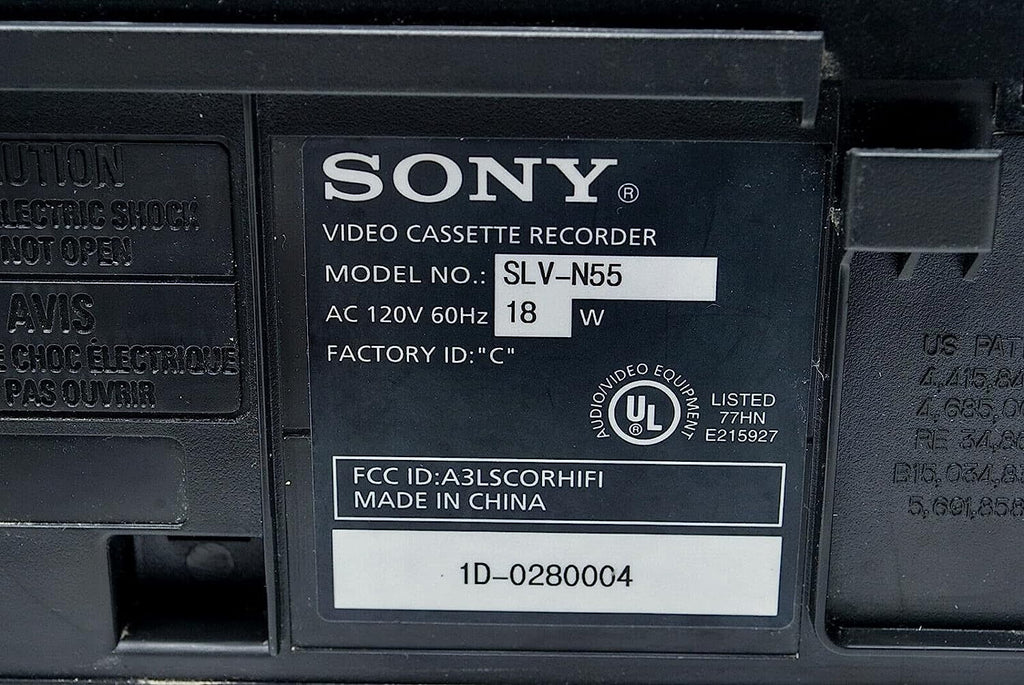 Restored Sony SLV-N55 4-Head Hi-Fi VCR () (Refurbished)