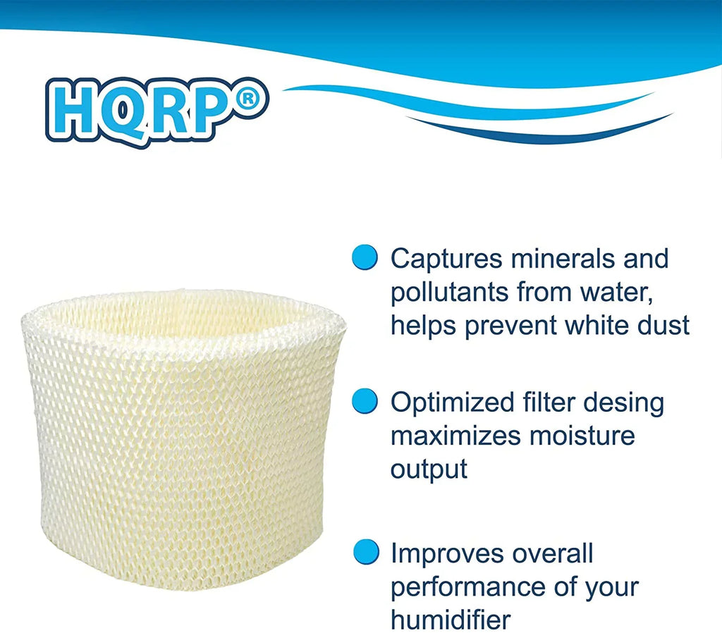 HQRP 4-pack Humidifier Filter for Idylis 0110950 Wick Filter H65 / H65-ID / RPS H65-C Replacement