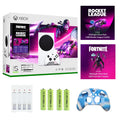 Microsoft Xbox Series S – Fortnite & Rocket League Bundle (Disc-free Gaming) - White, 512 GB Video Game Consoles, Bundled with Silicone Controller Cover Skin + Batteries and Charger Accessories Set