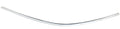 Bumper Trim Compatible With 2012-2014 Mercedes Benz C250 C300 Rear, Left Driver Side, Outer Chrome