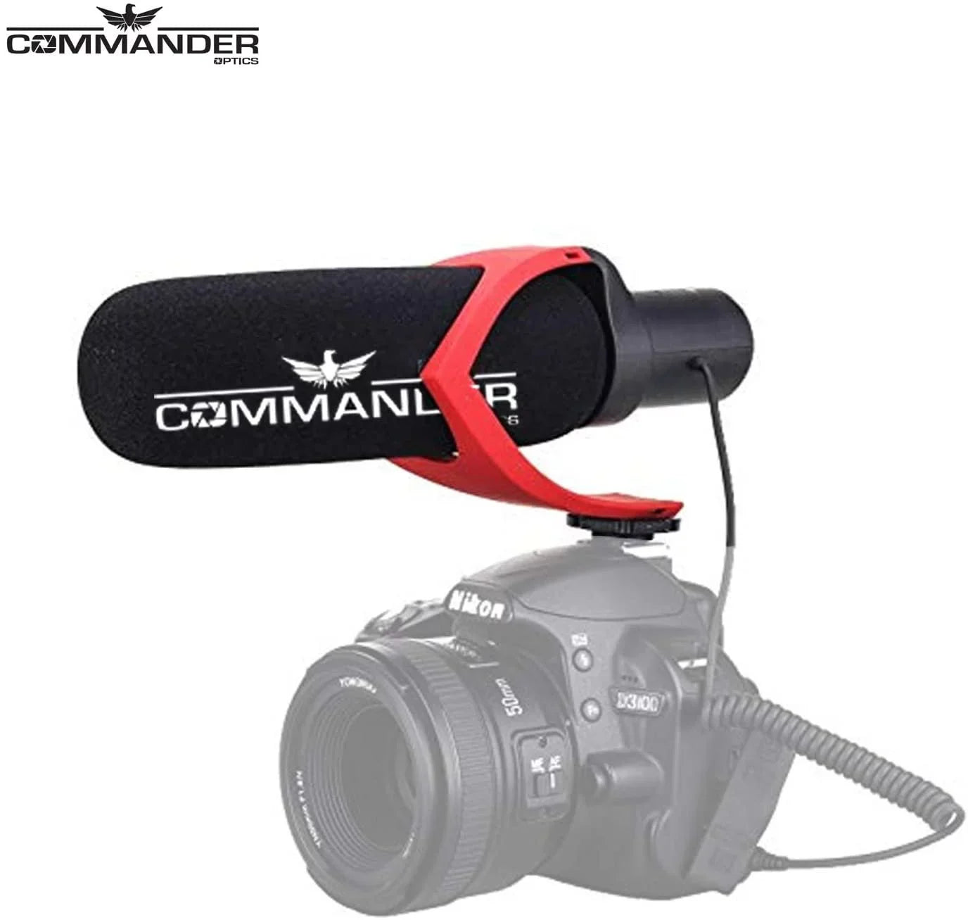 Commander Optics V30 Professional Directional Condenser Shotgun Video Microphone for Sony a Cybershot Cameras Including DSC-RX10, DSC-RX10 II, DSC-RX10 III, SDSC-RX10 IV, DSC-RX1R II & More.
