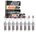 8 pc Autolite APP5863 Double PLatitudeinum Spark Plugs for 41-125 88901025 SP512A Ignition Wire Secondary Fits select: 2012-2018 FORD FOCUS, 2012-2021 FORD EXPLORER
