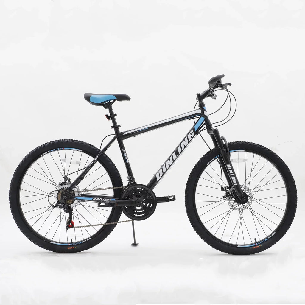 YAPENG Mens 26 inch Wheels Mountain Bike for Teen, 21 Speed Road Bike, Black&Blue
