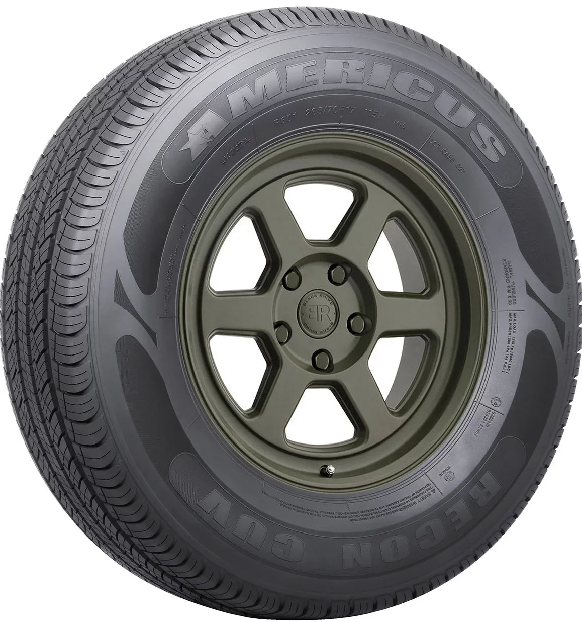 Americus R601 All Season 245/70R16 111H XL Passenger Tire Fits: 2002-03 Jeep Grand Cherokee Overland, 2003-06 Kia Sorento EX
