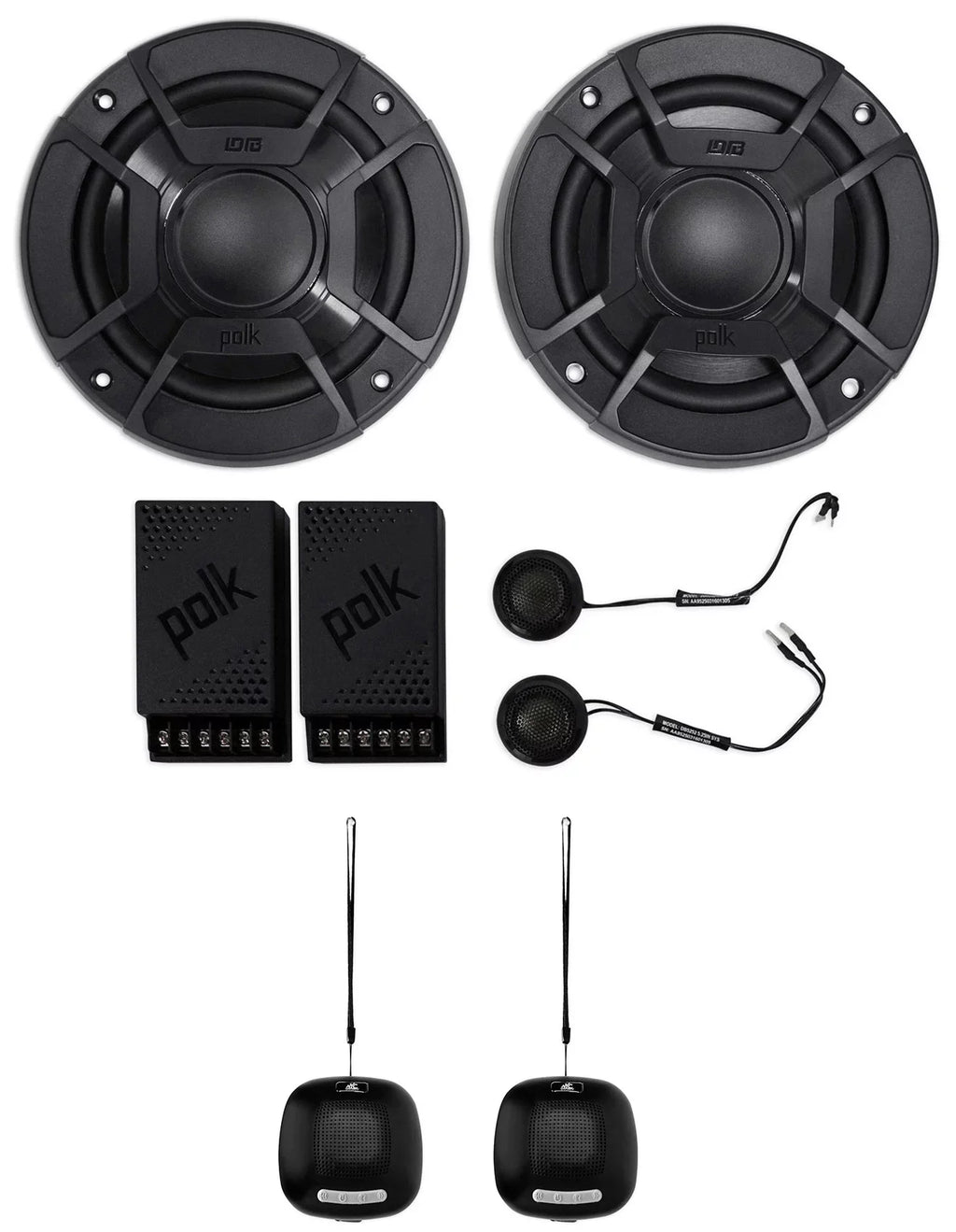 Polk Audio DB5252 5.25" 600w Component Car/Marine Speakers+2) Speaker