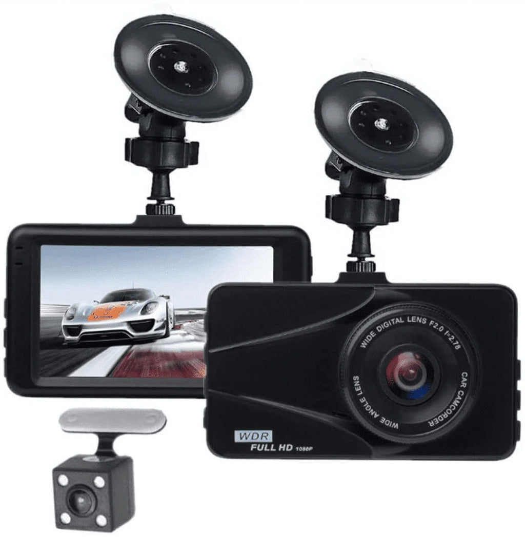 T670 Plus DVR Dash Cam For Bentley Dual Travel Recorder Full HD 3" LCD Screen 170° Wide Angle, WDR, G-Sensor, Loop Recording Motion Detection Excellent Video Images