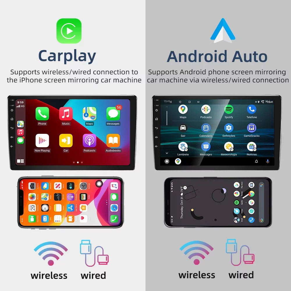 JMANCE 9 inch Apple CarPlay & Android Auto Car Stereo Receiver, Car Radio Compatible with 2010-2013 Mazda 3 with backup camera