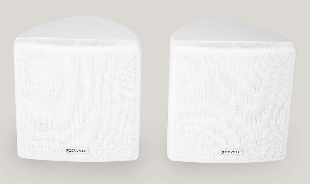 JBL Commercial Amplifier+(8) 3.5" White Cube Speakers for Restaurant/Bar/Cafe