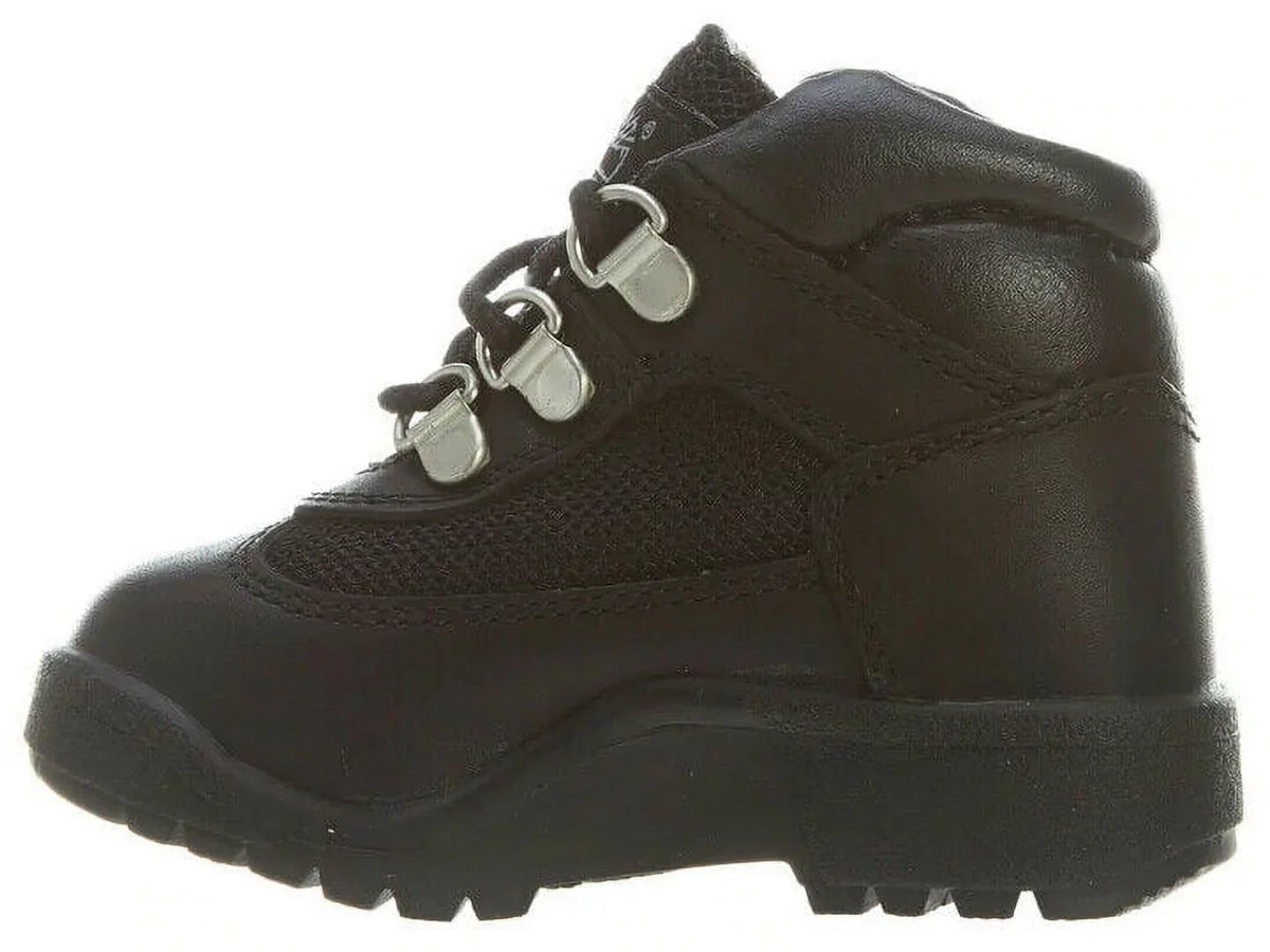 Timberland 15806 Baby Toddler Black Leather & Mesh Field Boot Shoes BS379 (6.5)