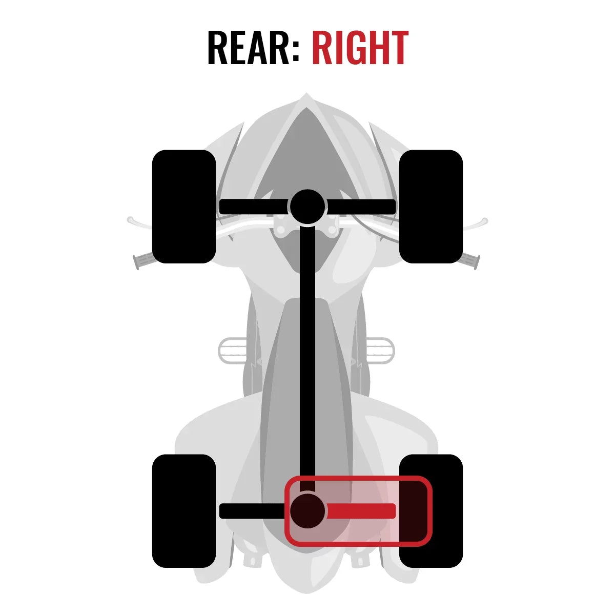 Sixity XT Rear Right Axle compatible with Can-Am Commander 1000 2015 - MAX 1000 DPS XT 4X4