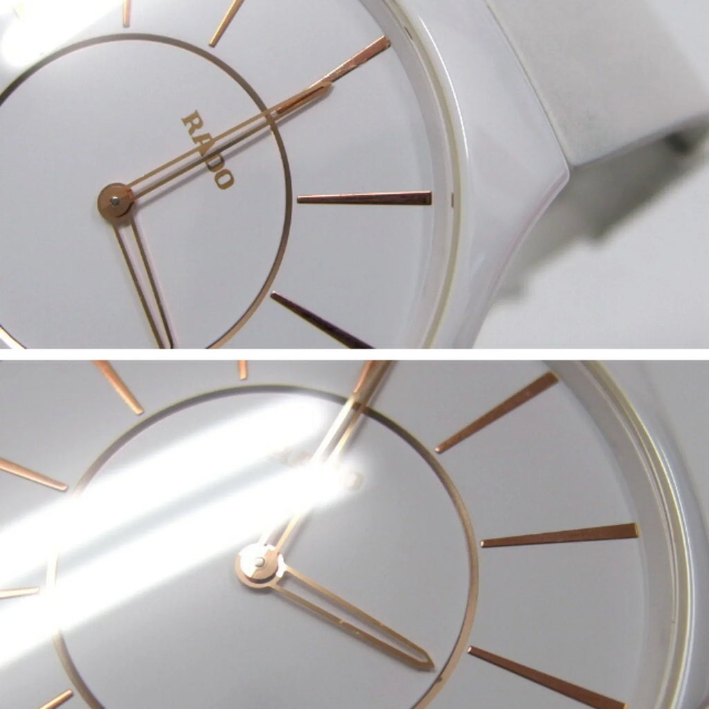 Pre-Owned Rado True Thinline Men's Watch Quartz White R27957109 (Good)