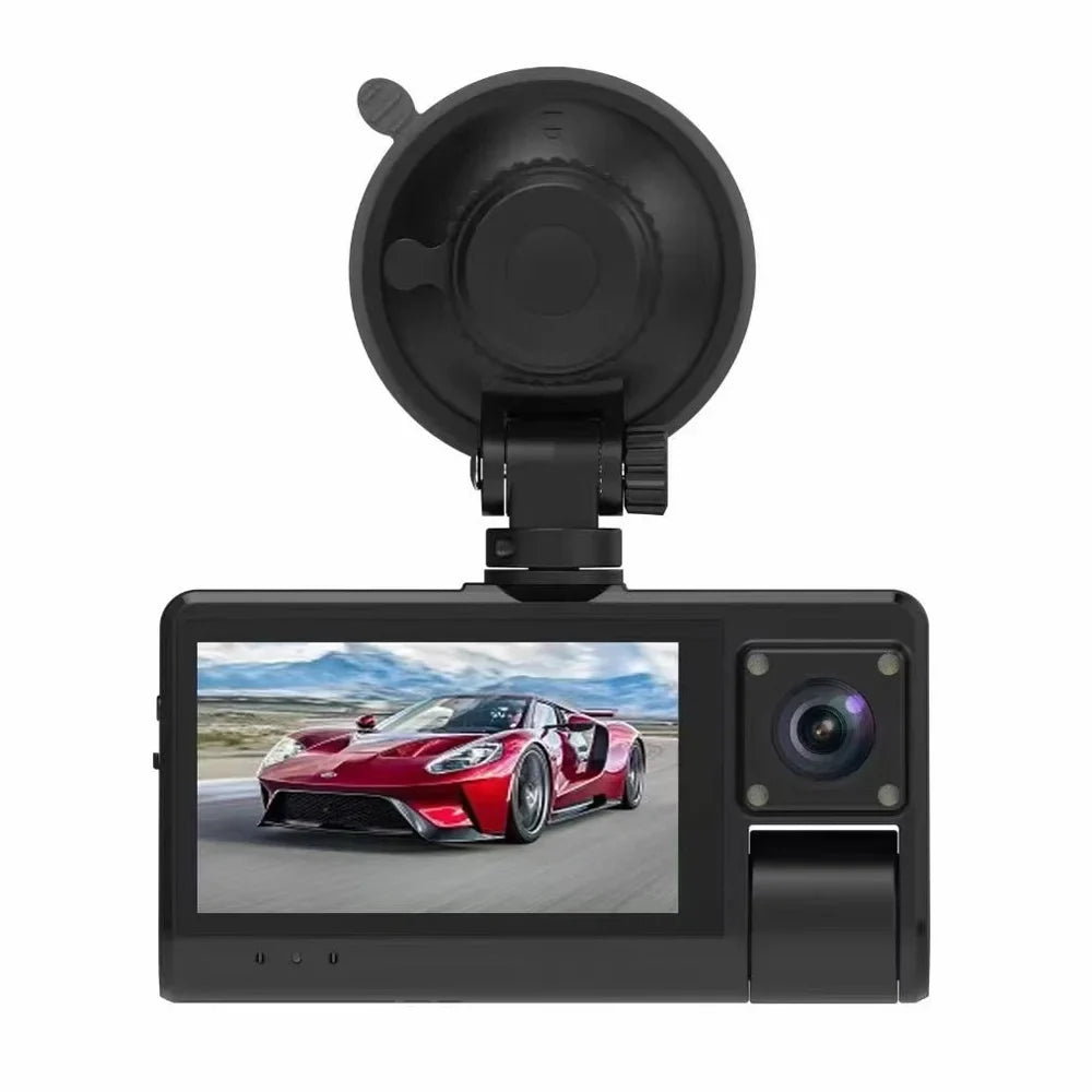 Walmeck Dash Cam, Car Camera Recorder with Touched Screen Mirror, WIFI Interconnection for Enhanced Auto Safety Monitoring