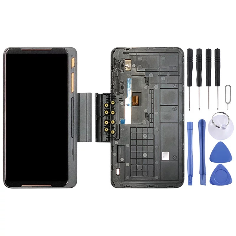 Cellphone Repair Parts  Game Expansion Original LCD Screen for Asus ROG Phone II ZS660KL with Digitizer Full Assembly