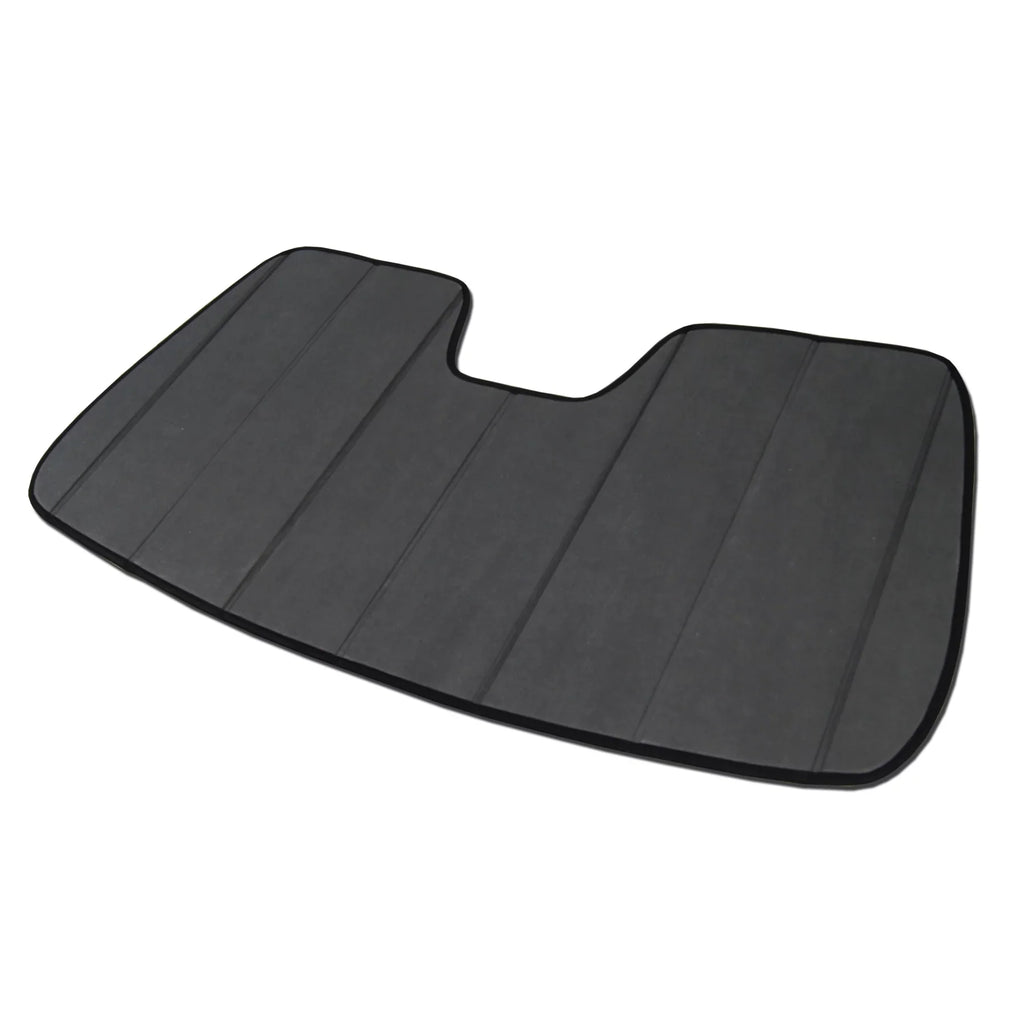 Tuningpros SS-607 Custom Fit Silver and Grey Windshield Sun Shade Protector, Sunshade Visor For 2004-2010 Toyota Sienna (XL20) - 1 pcs Set SunShade Toyota Sienna 04 05 06 07 08 09 10