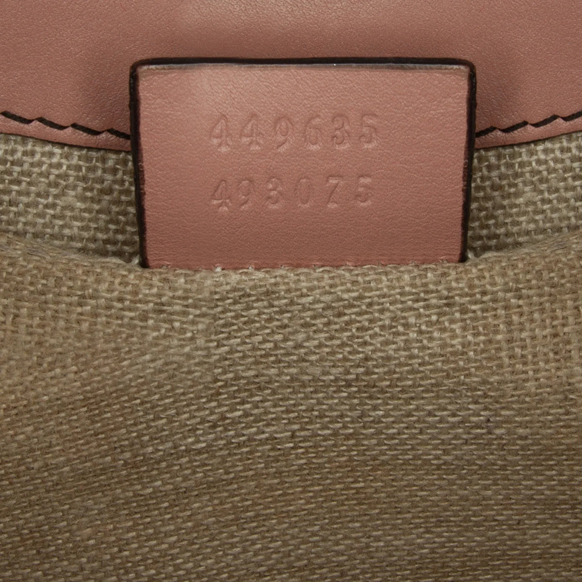 Pre-Owned Authenticated Gucci Medium Microguccissima Emily Shoulder Bag Calf Leather Pink Unisex (Good)