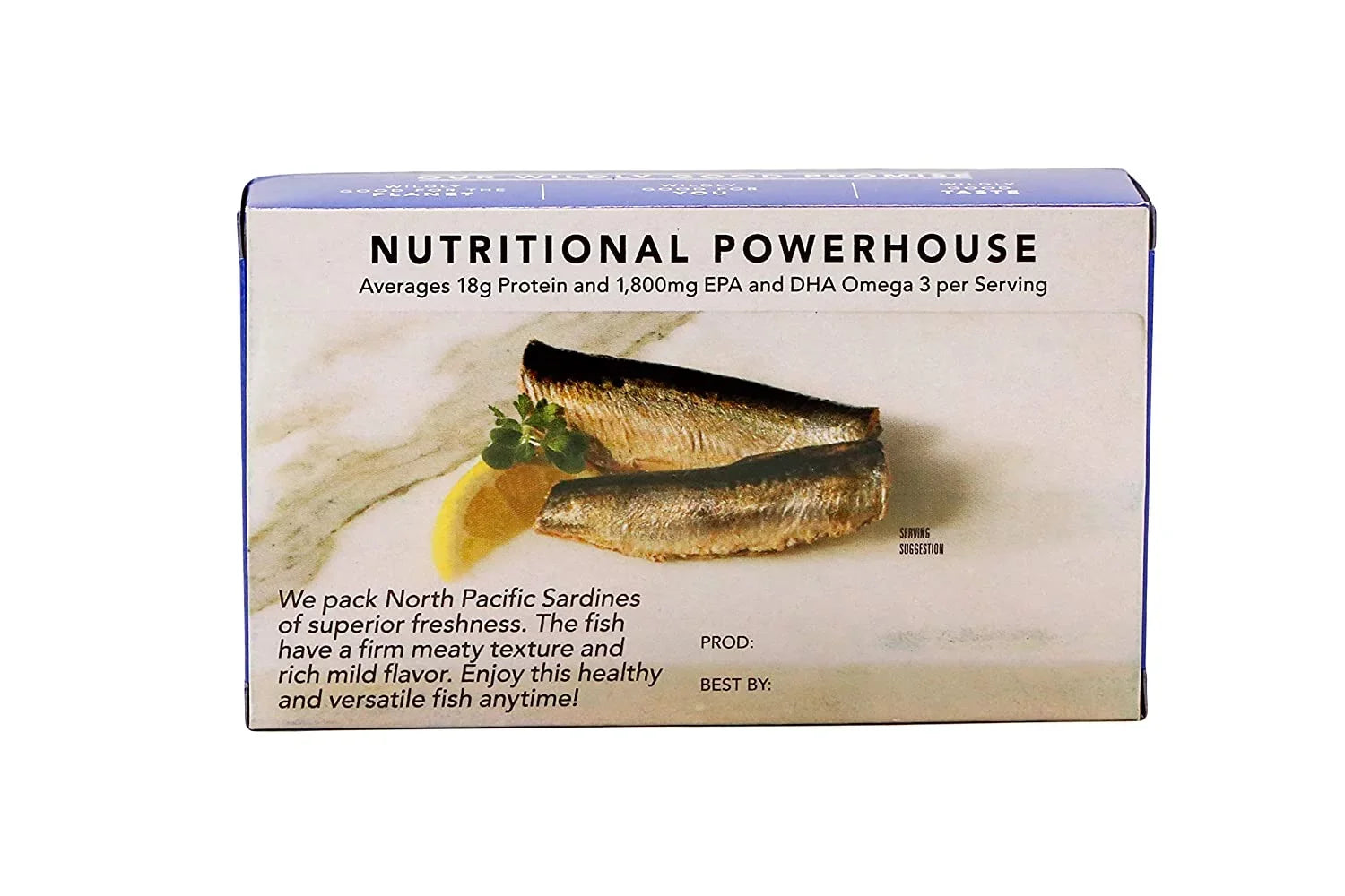 Wild Planet Sardines In Water - Case Of 12 - 4.375 Oz.