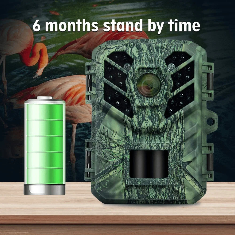Pristin Camera,Weatherproof 0.2S Speed IP65 Weatherproof 0.2S Months Standby IP65 Camera Motion Small Camera Portable Animal/Plant Outdoor Use 6 Vision Camera Motion Speed Camera Portable