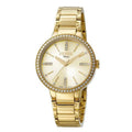 Ferre Milano  Womens Swiss Made Quartz Gold Bracelet Watch with Gold Dial