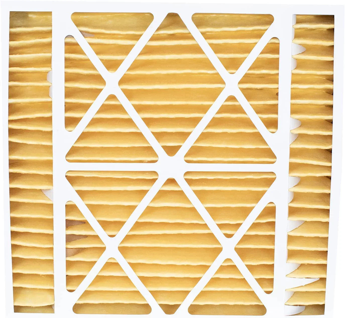 Filterbuy 24x25x5 MERV 11 Pleated HVAC AC Furnace Air Filters for Carrier FILXXCAR0024 (3-Pack)