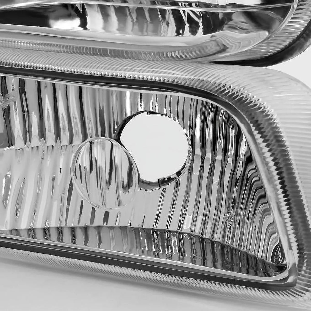 AKKON - For 00-06 Chevy Suburban | 99-02 Silverado | Tahoe Clear Headlights With Corner Bumper Lights Replacement Pair Set