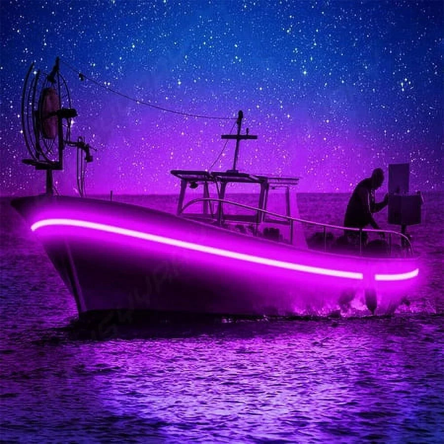 LED Lights Strip, Purple 300 LEDs Light Strips Kit for Bedroom, Home, Kitchen