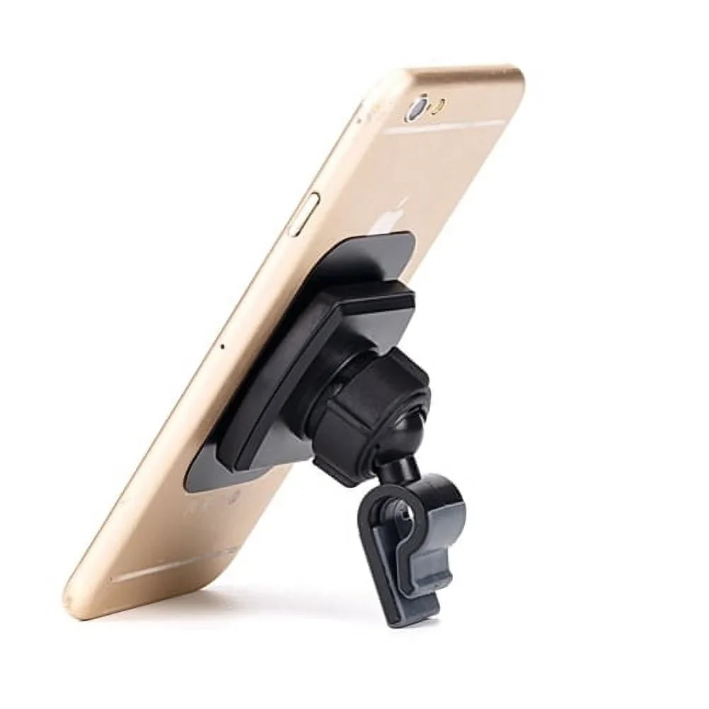 Air Vent Magnetic Car Mount w 4.8Amp Retractable Charger for LG K8+ (2018) - Motorola Moto G5 PLUS (XT1687) E5 Plus E4 PLUS G6 Play, Droid Turbo 2 - Samsung Galaxy Sky, S7 S6 S5, On5