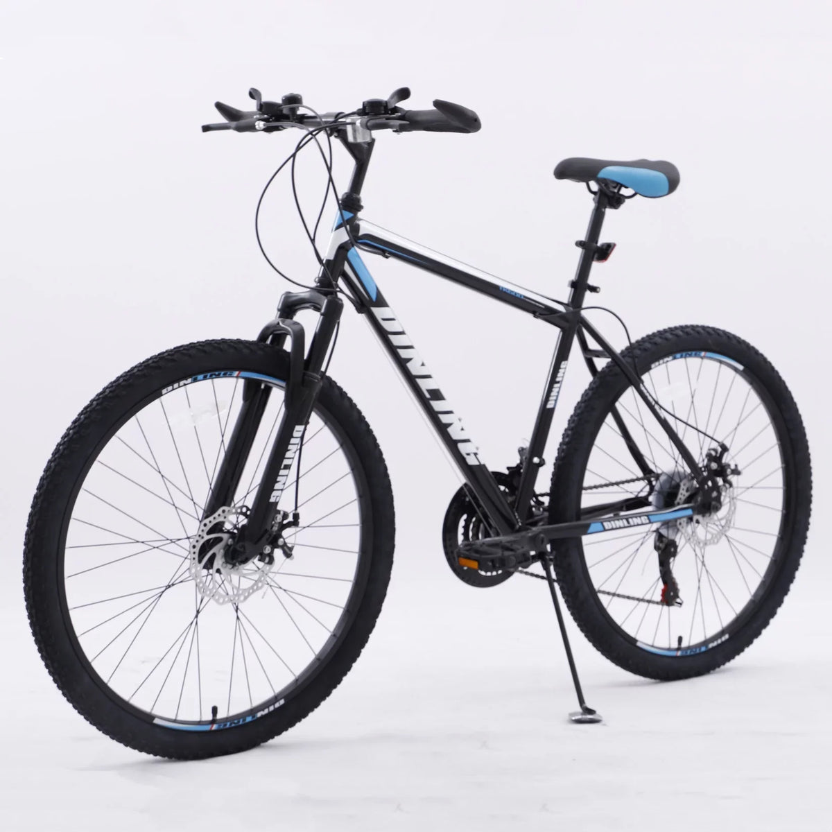 YAPENG Mens 26 inch Wheels Mountain Bike for Teen, 21 Speed Road Bike, Black&Blue