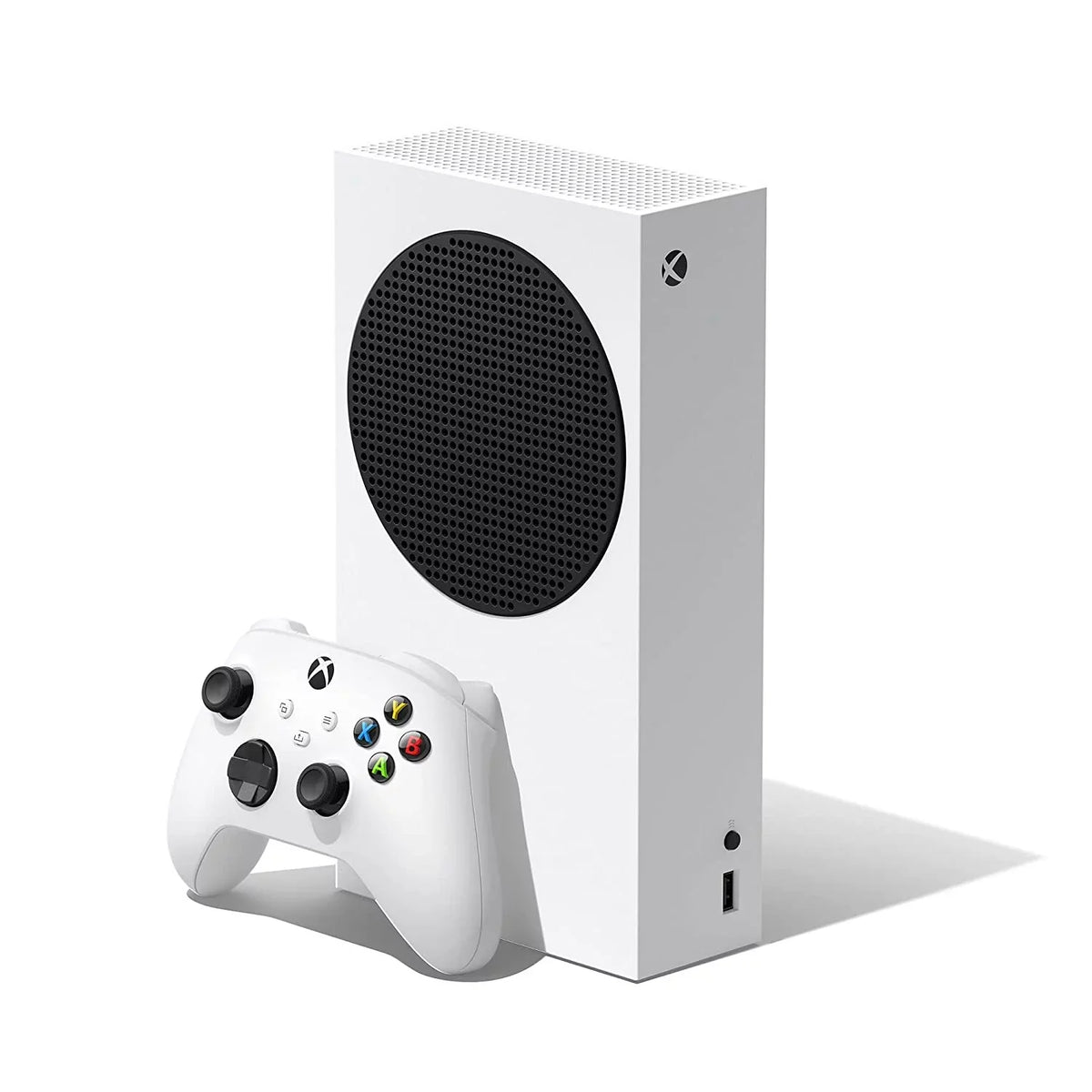 Microsoft Xbox Series S – Fortnite & Rocket League Bundle (Disc-free Gaming) - White, 512 GB Video Game Consoles, Bundled with Silicone Controller Cover Skin + Batteries and Charger Accessories Set