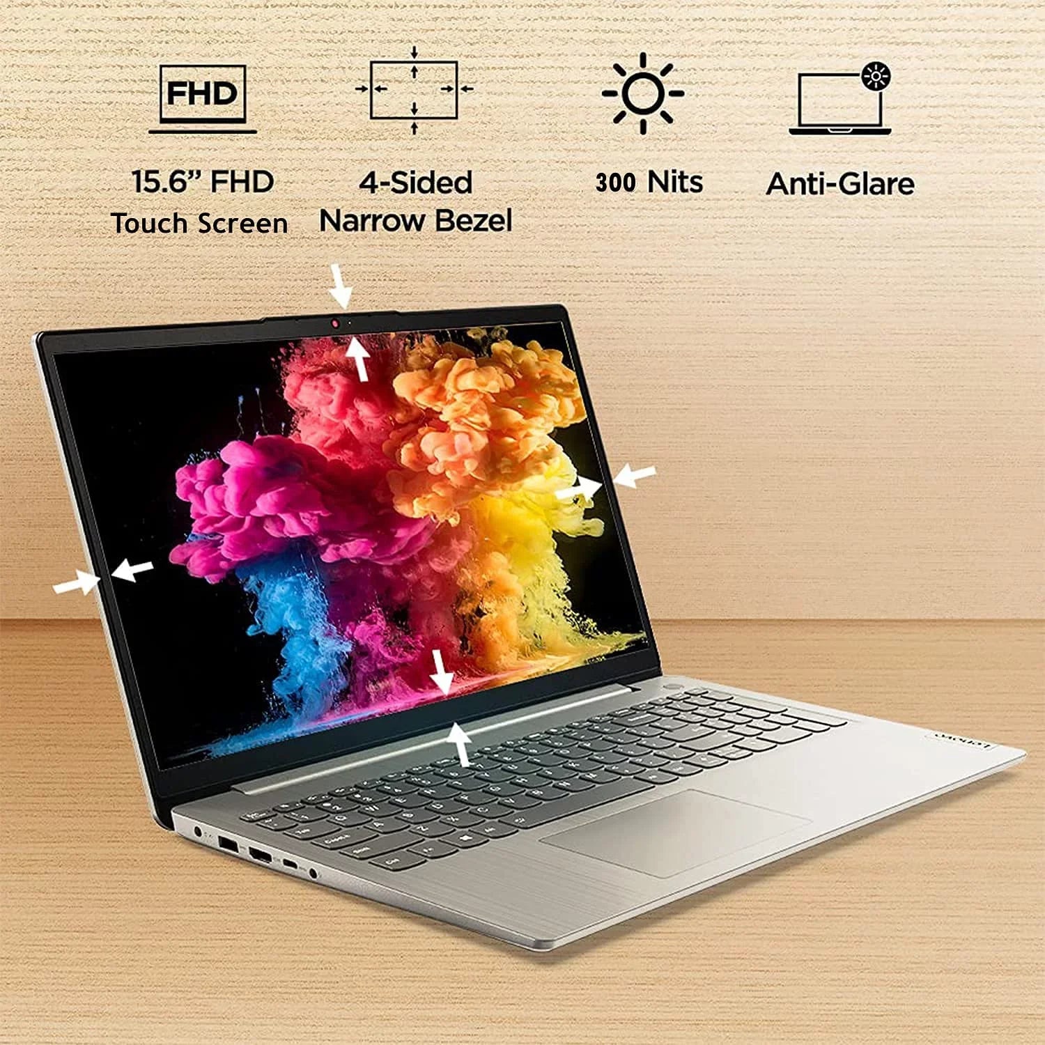 Lenovo 2021 IdeaPad 3 Laptop, 15.6" FHD IPS Touchdisplay Display, i5-1135G7 (>i7-1065G7), Iris Xe Graphics, Wi-Fi 6, Camera, Type-C, Fingerprint, w/Accessories (20GB RAM | 512GB PCIe SSD)