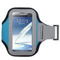 MUNDAZE Blue Exercise Running Fitness Armband For LG V10 / LG V20 / LG V30 / V30+ Phone Aristo 2 /Aristo 3/ Risio 3 /Zone 4 / Tribute Dynasty Empire / K40 / K8