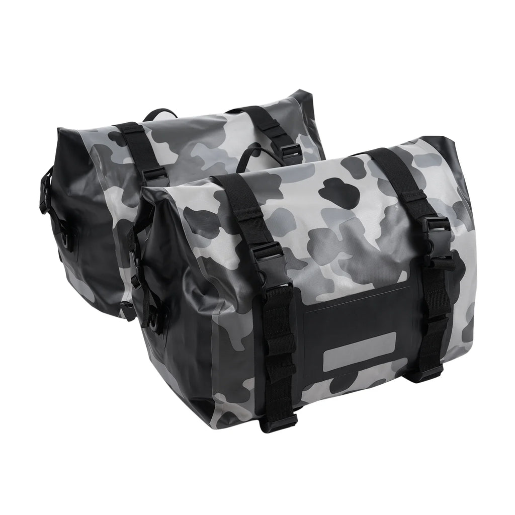 Nebublu Motorcycle Duffel Bag， PVC Waterproof Luggage for Hiking and Camping