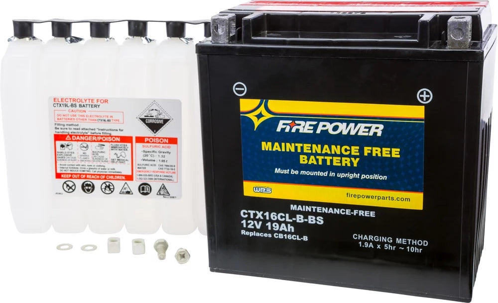 Fire Power Maintenance Free Battery Compatible With Yamaha WaveBlaster II (WB760) 1996-1997