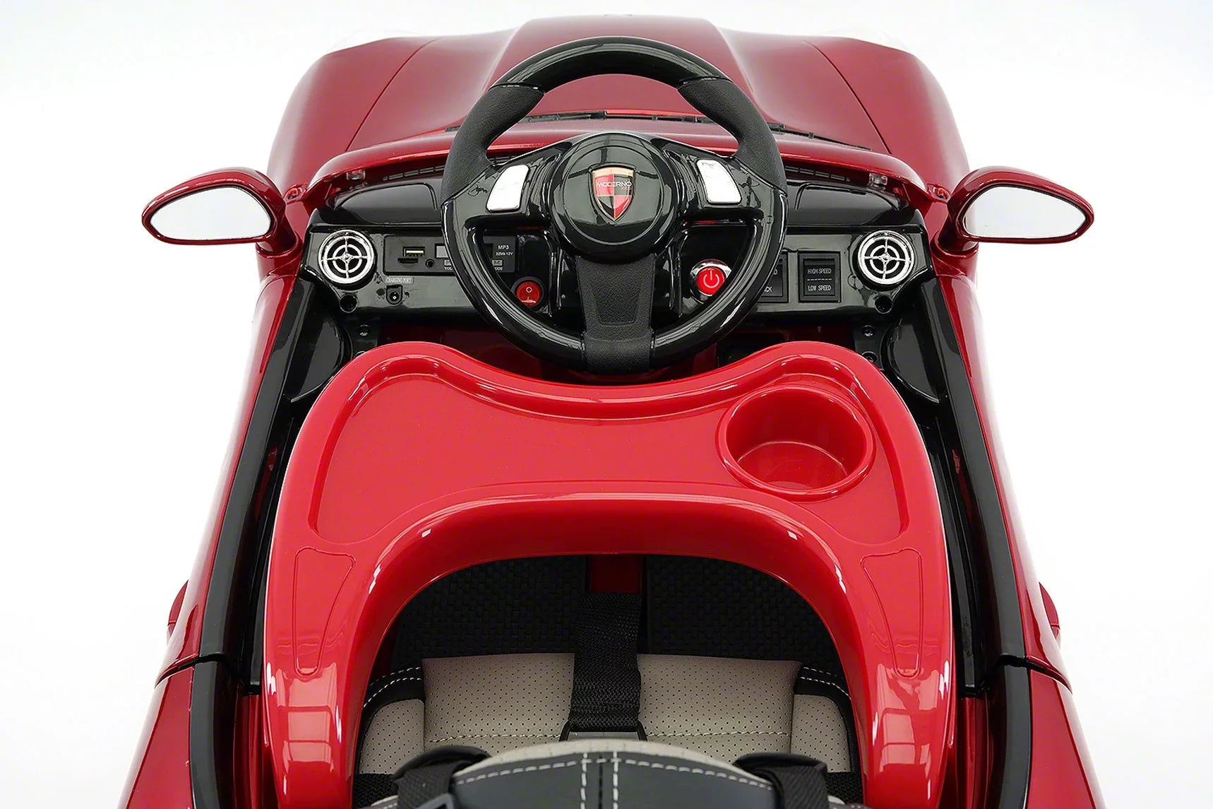 Kiddie Roadster 12V Kids Electric Ride-On Car with R/C Parental Remote | Cherry Red