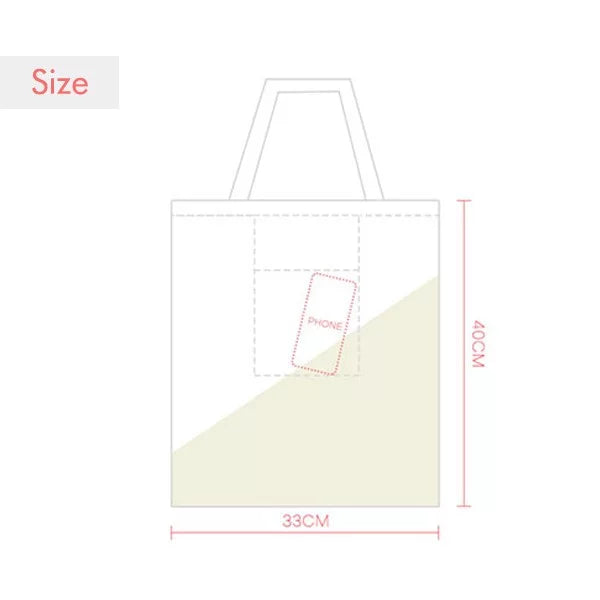 English Language Culture Common Sense Cartoons Tote Canvas Bag Shopping Satchel Casual Handbag