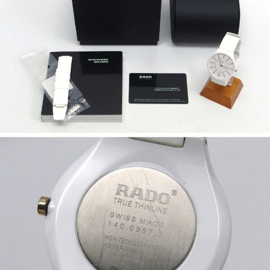 Pre-Owned Rado True Thinline Men's Watch Quartz White R27957109 (Good)