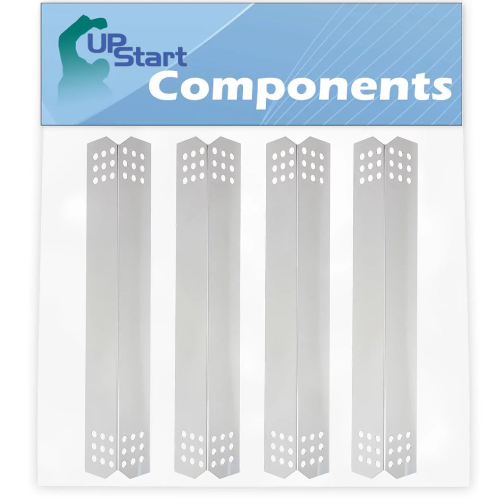 4-Pack BBQ Grill Heat Shield PLatitudee Tent Replacement Parts for Nex 720-0709B - Compatible Barbeque Stainless Steel Flame Tamer, Guard, Deflector, Flavorizer Bar, Vaporizer Bar, Burner Cover 16 1/8"