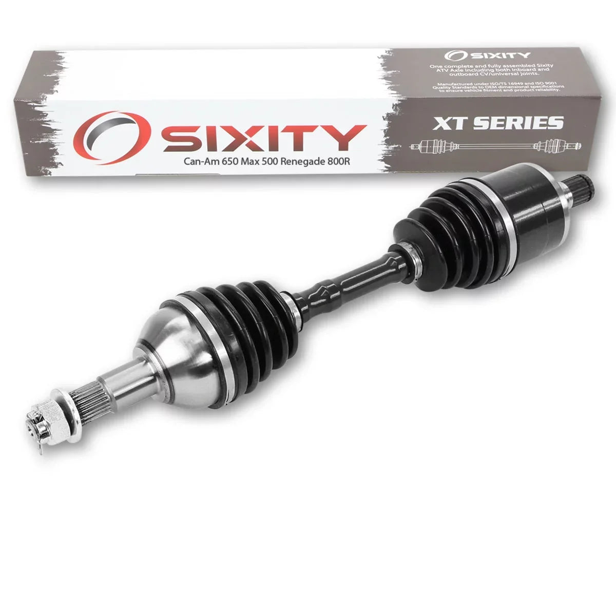 Sixity XT Rear Right CV Axle compatible with Can-Am 650 Max 500 Renegade 800R Outlander 1000 2015 2014 2013