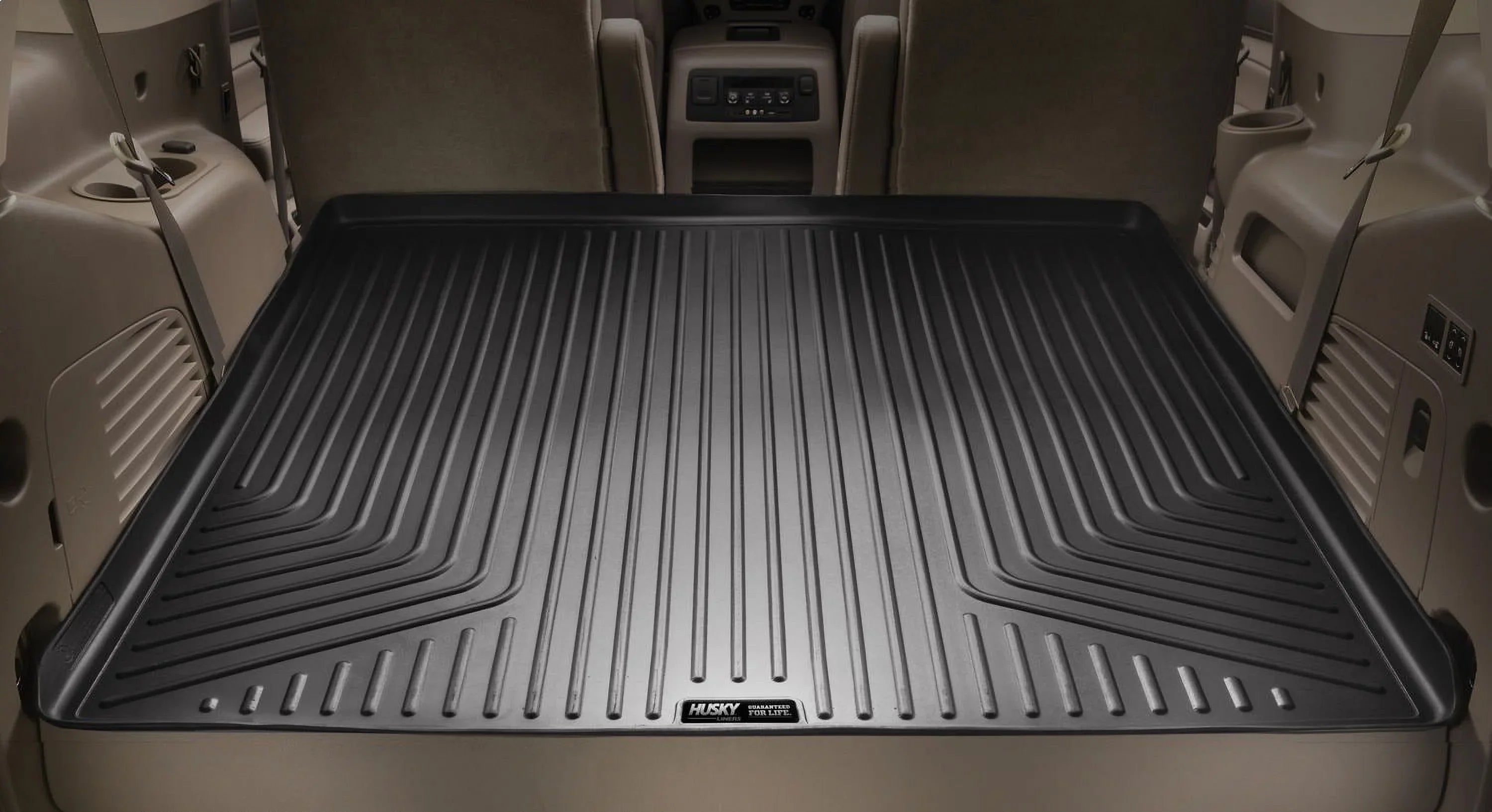 Husky by RealTruck Cargo Liner Behind 3rd Seat Compatible with 2007-2014 Suburban 1500/Yukon XL 1500
