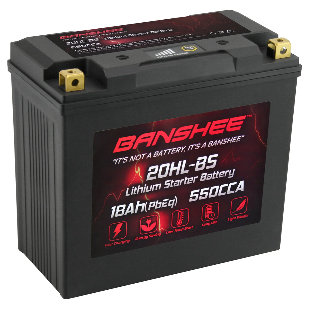 Banshee YTX20L-BS LiFePO4 Motorsports Battery Compatible with CAN-AM Outlander 1000 EFI XT-P 2013 to 2016