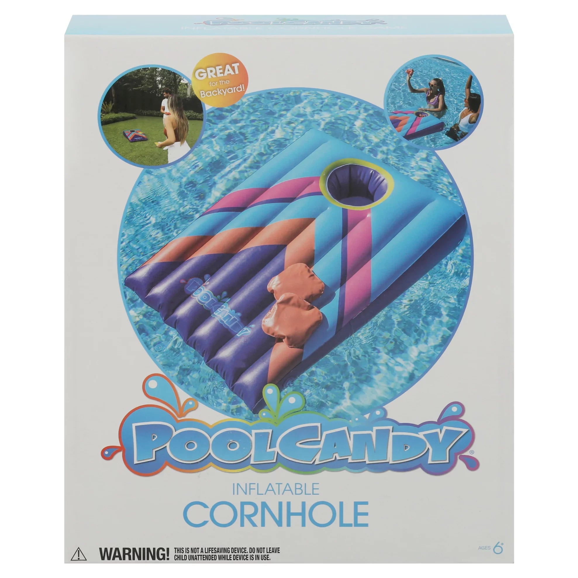 PoolCandy 2 or More Players InfLatitudeable Cornhole PC3106BL