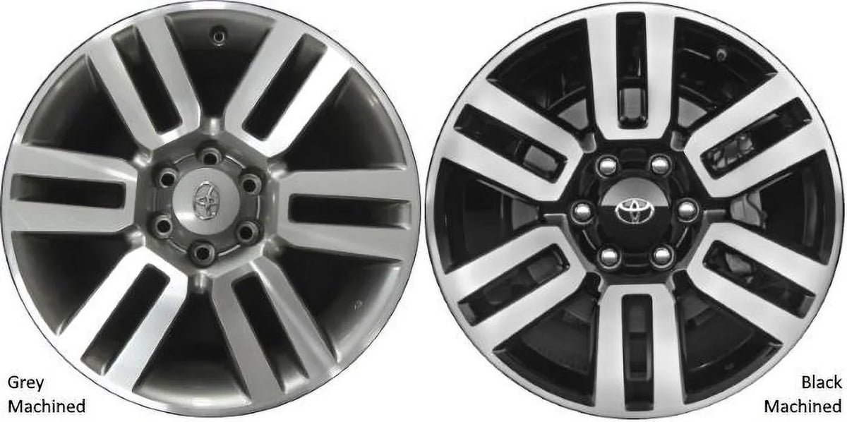 Factory Replacement New Alloy Wheel for 2010-2023 Toyota 4-Runner 20x7 inch Black Rim