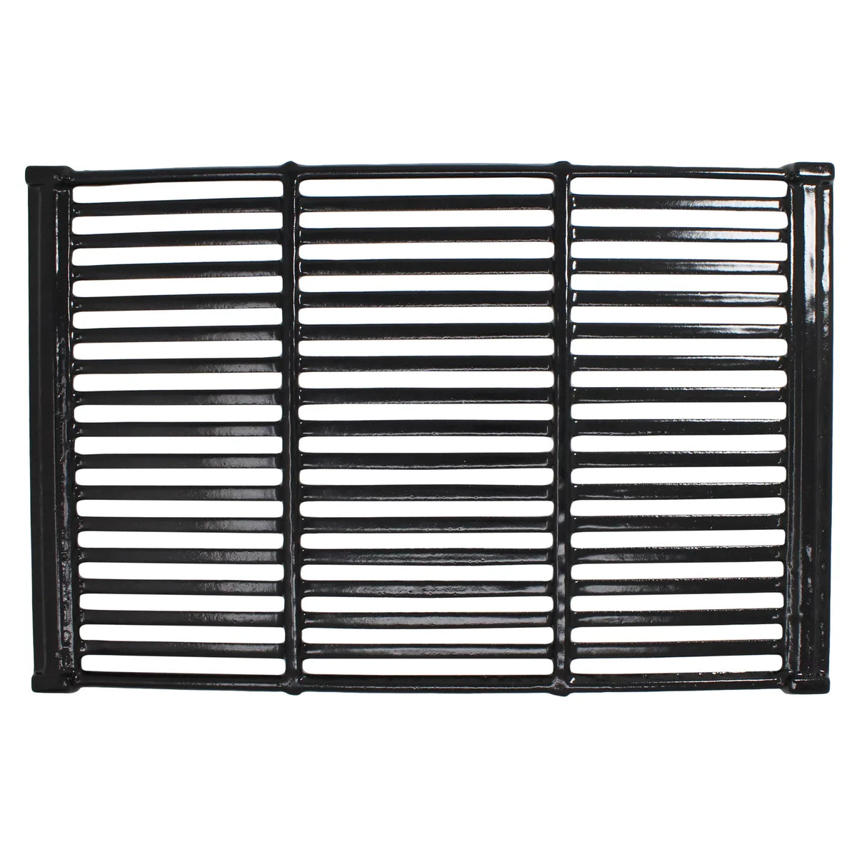 2 BBQ Grill Cooking Grates & 3 Heat Shield PLatitudee Tent Replacement Parts for Charmglow 810-6320-V - Compatible Barbeque Porcelain Enameled Cast Iron Grid 19" & Flame Tamer, Flavorizer Bar