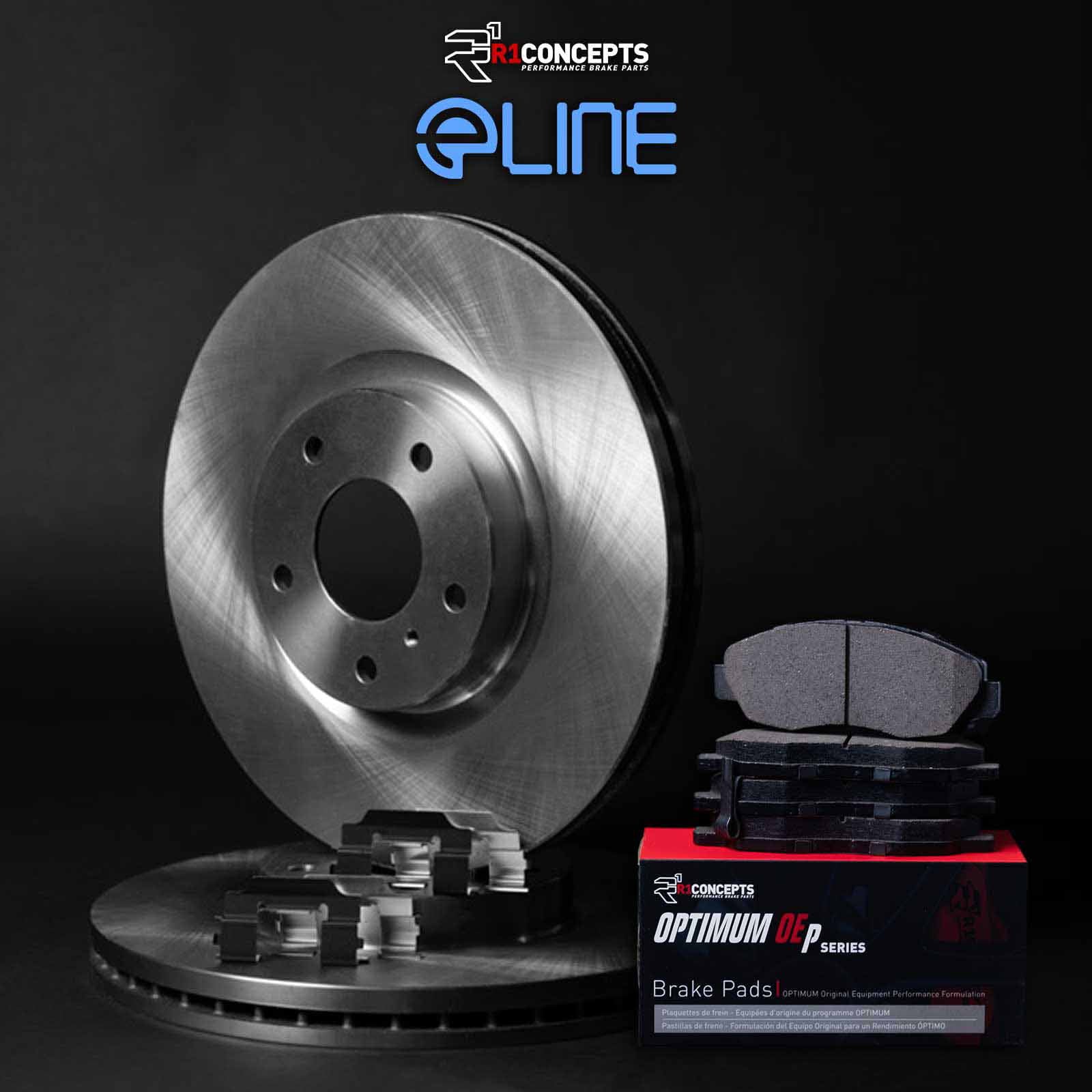 R1 Concepts Front Brakes and Rotors Kit