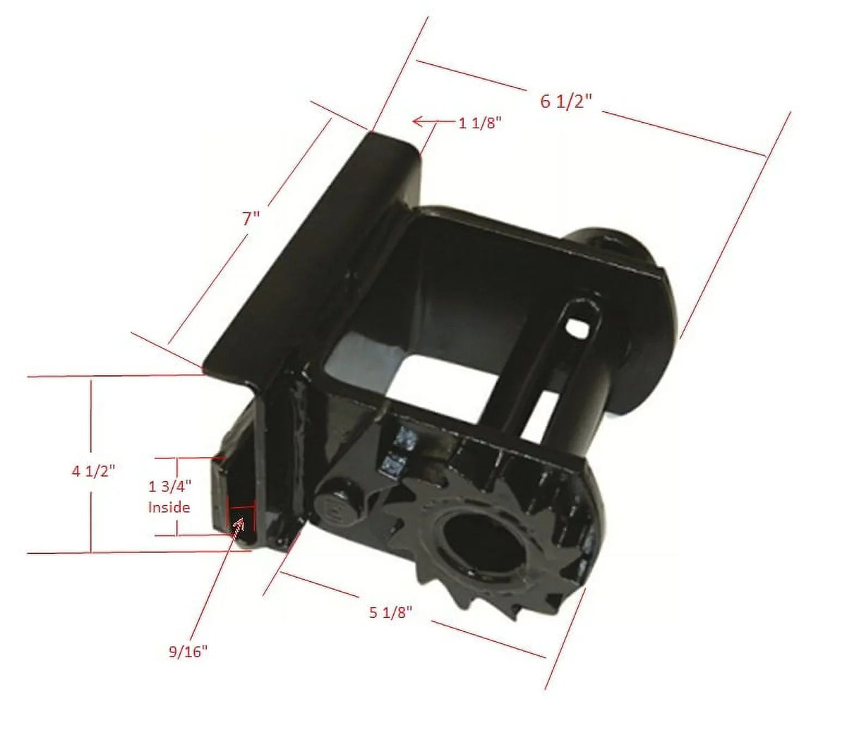Mytee Products Utility Trailer Track Slider Winch FLatitudebed Semi Truck (4 - Pack)