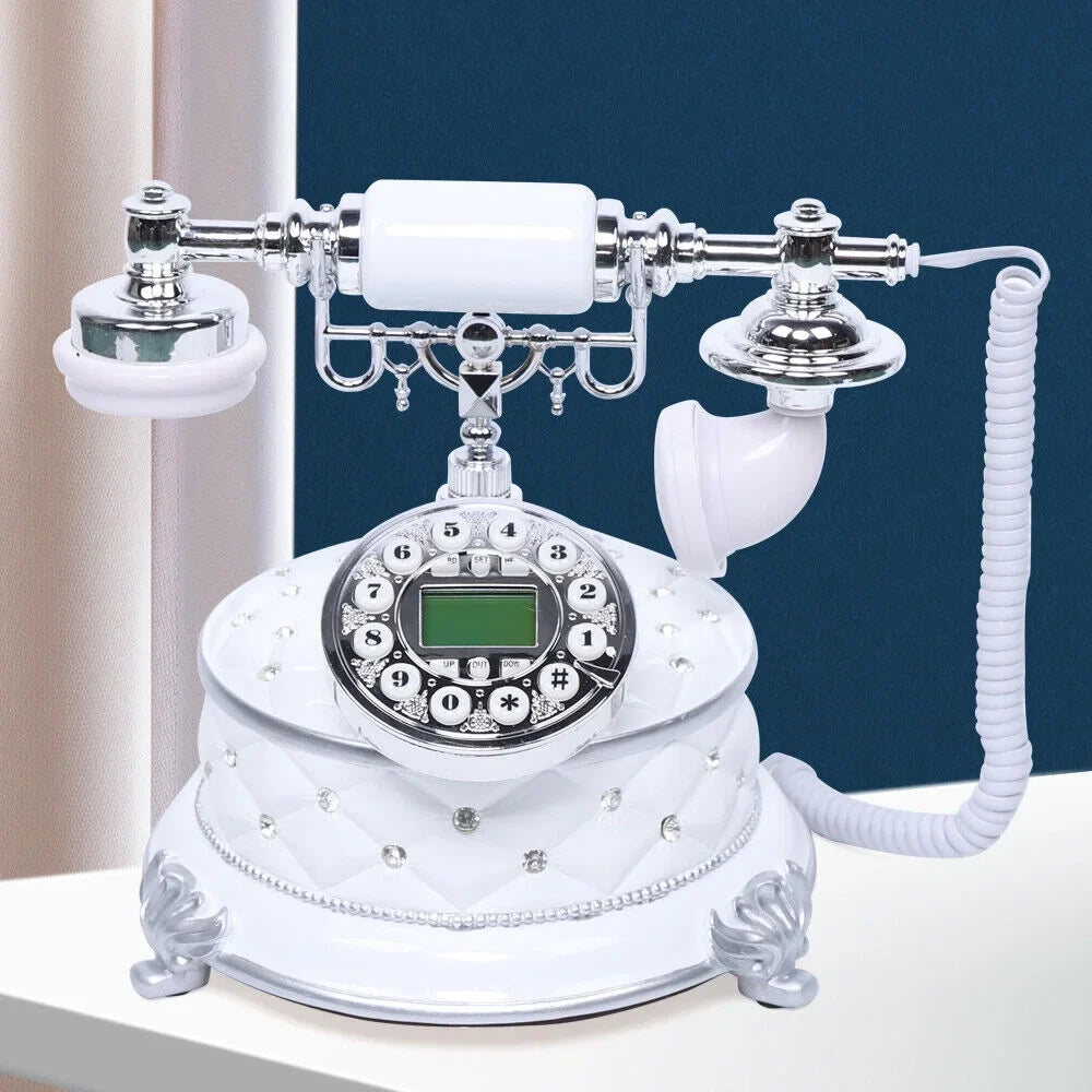Antique Home Telephone Retro Vintage Old Fashioned Dial Phone Home/ Office