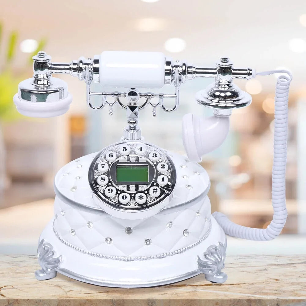 Antique Home Telephone Retro Vintage Old Fashioned Dial Phone Home/ Office