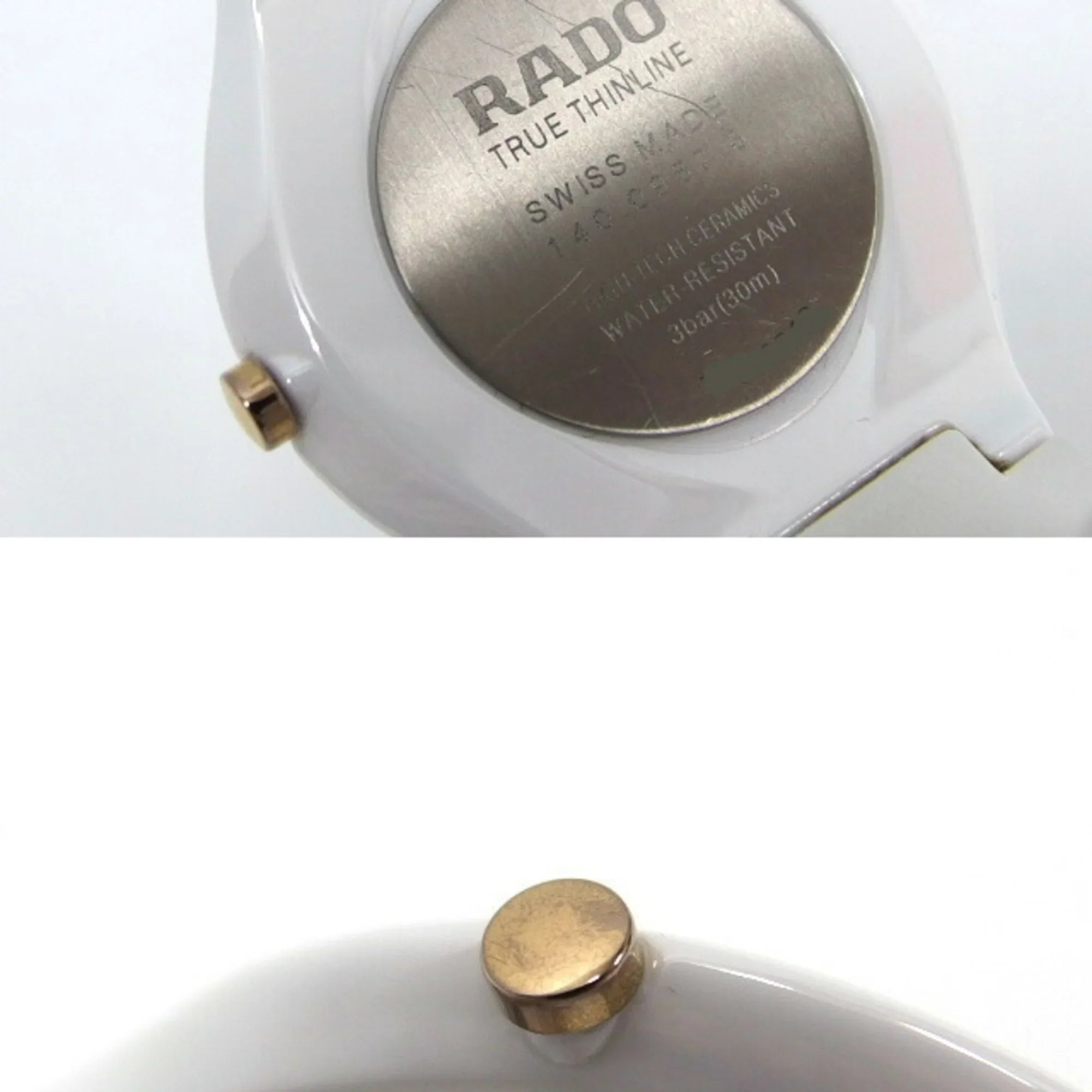 Pre-Owned Rado True Thinline Men's Watch Quartz White R27957109 (Good)