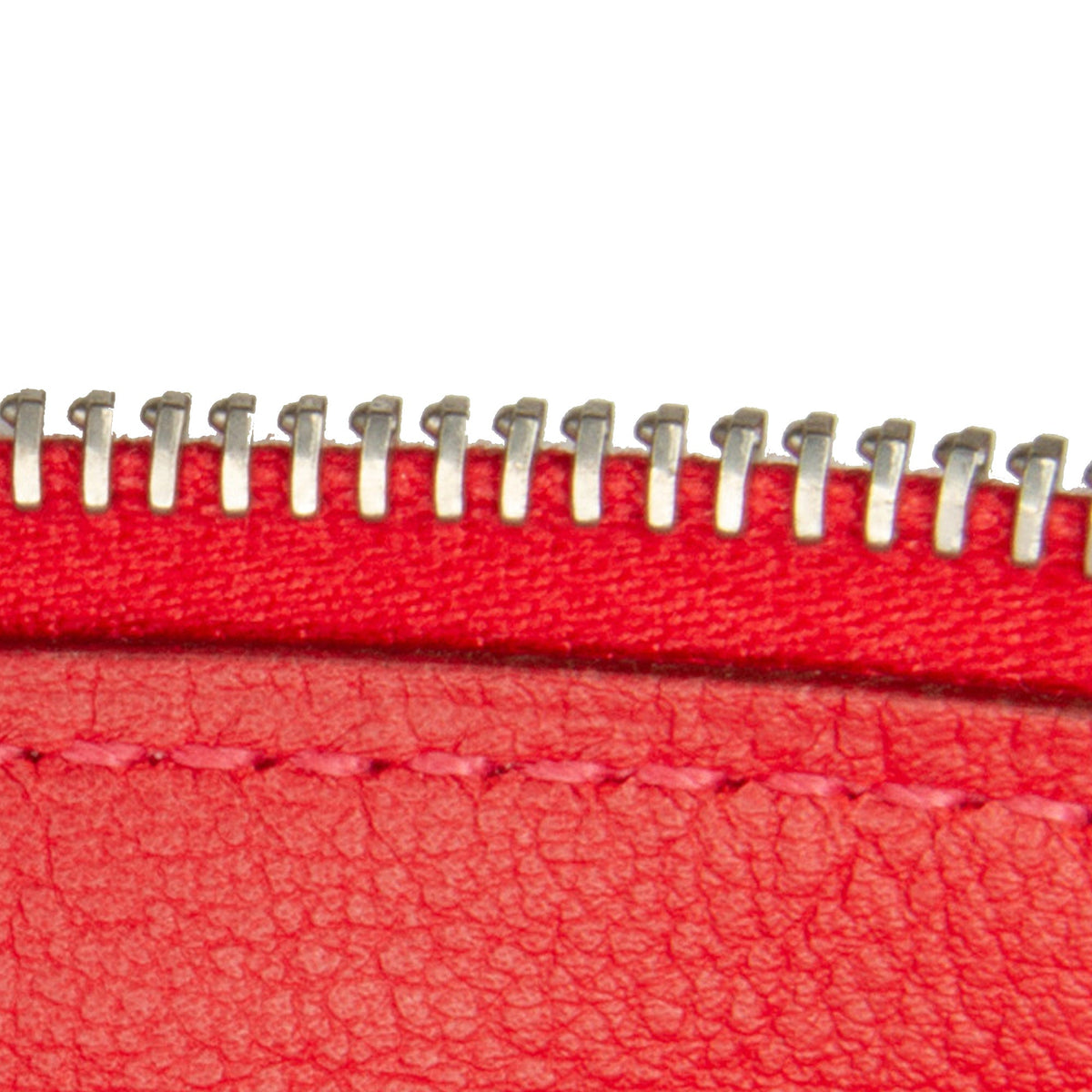 Pre-Owned Authenticated Hermès Swift Jige Duo Wallet Calf Leather Red Long Wallets Unisex (Good)